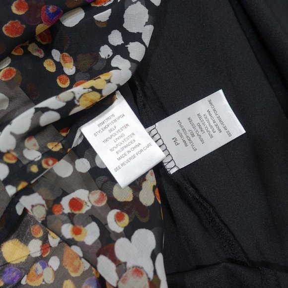 Daniel Rainn Roll Tab Sleeve Blouse Petite - Picture 7 of 11